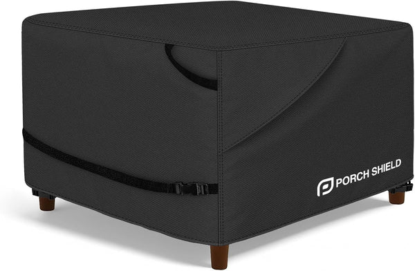 Porch Shield Patio Ottoman Cover - Waterproof Outdoor Square Side Table Covers