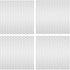 Trolleyshop 4pcs Dryer Vent Grill Bird Guards, Bathroom Exhaust Vent Covers, Customized Size Inserts