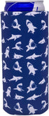 Shark Pattern Slim Can Coolie