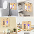 CMXZSAM 2 1 in Trash Bag Dispenser and Grocery Bag Holder, Large Wooden Plastic Bag Holder, Wall Mount Trash Bags