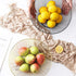 Wire Fruit Basket, Kitchen Fruit Bowl Stand, Metal Fruit Bowls for Counters (Black, Round)