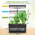 Indoor Herb Garden Kit, Hydroponic Growing System with LED Grow Light Quiet Water Pump for Home Kitchen Office Healthy