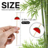 PuTwo Cocktail Picks, Handmade Bamboo Toothpicks, 100pcs 4.7” in Watermelon Decor