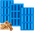 2Pcs Granola Bar Mold, Silicone 12-Cavity Rectangle Molds for Energy Bar, Silicone Baking Molds for Large Granola Bar