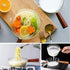 DOERDO Clear Glass Pot, Milk Pan with Wooden Handle, Breakfast Cooking Pot for Home Kitchen