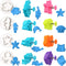 Patelai 12 Pieces Ocean Fish Cookie Cutters with Plunger Stamps Set, 3D Under The Sea Baking Tool