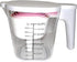GK509W 10 pcs Nesting Stackable Measuring Cup and Spoons Set - Includes One Scraper and One Funnel, BPA Free,