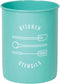 Now Designs Turquoise Powder-Coated Steel Utensil Crock