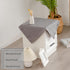 24 24 Inch Small Square Solid Grey End Table Cloth Washable Heavy Weight Wrinkle Resistant Tablecloth Soft Farmhouse