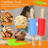 4 Pack Mini Rolling Pin for Kids, 9 Inch Wooden Handle Non-Stick Silicone Rolling Pins for Children Cake Baking