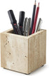 Countertop Real Natural Travertine Marble Toothbrush Holder & Pen Holder & Makeup Brush Holder & Utensil Holder