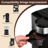 Reusable Coffee Filters for Ninja Coffee Maker, 3Pcs Cone Coffee Filters 4, Replace Cuisinart Coffee Maker Filter 4