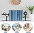 Metal Bookends Yoga-Style Bookends Decorative Cute Book Ends for Shelves Reading Decor Bookshelf Decor Book Stoppers