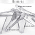 12 Pack Premium Small Serving Tongs - Dmoera Mini Stainless Steel Appetizer Tongs, 5Inch, 5.2Inch (12.7cm)