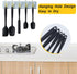 Silicone Spatula Set, 5 Piece Food Grade Rubber Spatulas for Baking, Cooking, Mixing, High Heat Resistant, Dishwasher