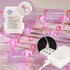 Pink Flamingo String Lights - 10ft Battery Operated Fairy Lights with Remote, 30 LEDs for Summer Tropic Themed Home