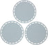 Smithcraft Silicone Pot Holder Trivet Mat for Pots and Pans, Hot Pads for Countertop Tables, Set of 3 (Grey)