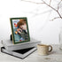 5x7 5x7 Frames-2 Set Frametory Enamel Picture Frame - Gold Metal Edge Green Enamel Picture Frame With Easel and Velvet