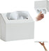 Hand Towel Box Cover, No Drill Installation & Damage-Free Adhesive Backing for