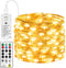 HXWEIYE Fairy Lights Battery Operated (Included) with DIY Timer & Remote33ft 100LED