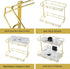 Bathroom Organizer Countertop, Perfume Organizer Makeup Storage Display Rack, 2 Tier Vanity Tray Dresser Stainless