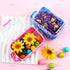 AUEAR 2 Pack Mini Suitcase Boxes, Plastic Candy Small Reception Gift Travel Case for Wedding Party Decoration (Pink &