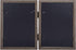 AEVETE 5x7 Double Picture Frames Hinged Wood Folding Frames for Vertically Display, Gray