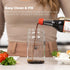 18.6oz Zuutii Olive Oil Dispenser Bottle Auto Flip Glass Vinegar Bottle with No-Drip Spout for Kitchen Cooking, Oil