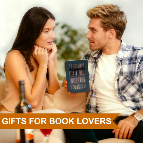 CLVTREBETO 100pcs Anxiety Mini Bookshelf Ornament with Mini Books | Miniature Bookshelf Decor |Shake Away Your Anxiety