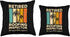 Multicolor Retired Roofing Inspector Not My Problem Anymore Throw Pillow, 18x18