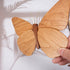 Telinego 2 Pack Handmade Wooden Butterfly Wall Art Hanging Decor Butterflies Wall Art Hanging Sculpture for Bedroom