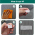 30Pcs Dazzle Bright Hooks for Outdoor String Lights Clips, Heavy Duty Cable Clips Waterproof Adhesive Strips