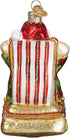 Old World Christmas Ornaments Sunning Santa Glass Blown Ornaments for Christmas Tree