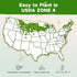 4 32 Lush&Dew Year-Round USDA Zone Seed Bank, Varieties Non-GMO Heirloom Seeds of Vegetables, Herbs, Gardening Gifts