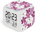 ZonleeApex Daisy Alarm Clock for Girls, Daisy-Themed Kids Alarms, Digital Desk Clock, Battery