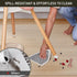 4'6' Area Floor Mat for Under High Chair, Transparent No Slip Waterproof Vinyl Area Rug for Home, Spill Resistant Hard