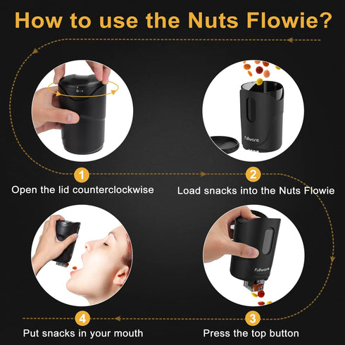 9 oz 0.7", Nuts Dispenser Keep Fingers Clean Snack Dispenser for Peanuts under Cashew kernels, M&M