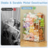 Dmticoasis Stuffed Animal Storage Metal Tube Small Toy Storage Organizer with Elastic Cord, Multifunctional Garage Ball