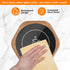 Smart Beverage Heating Plate, Electric Thermostat Coaster for Hot Coffee, Milk, Tea, and Cocoa (R1 wood grain)