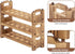 Countertop, 3-tire 36 Egg Holder Solid Wooden Egg Holder, Stackable Egg Storage Easter Basket Holding Up to Fresh Eggs