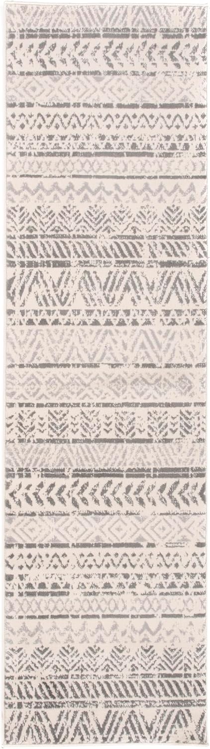 2'7" 8' Rugshop Geometric Boho Perfect for high Traffic Areas of Your Living Room,Bedroom,Home Office,Kitchen Runner