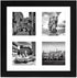 Americanflat 4x4 Picture Frame Collage - Shatter-Resistant Glass, Fits Four 4x4 Photos or One 10x10 Picture Frame -