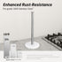 KES Paper Towel Holder Countertop, Natural Marble Base SUS304 Stainless Steel Roll Holder for Standard or Jumbo Rolls