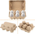 Sibosen 50 Pcs Jumbo Duck Egg Cartons Paper Goose Egg Cartons for Normal Size Geese Blank Natural Pulp Jumbo Eggs