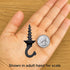 OBSTKUCHEN 6 Pack, Heavy Duty Ceiling & Wall Mount Hangers, Swag Style Drill-in Hooks for Hanging Plants, Chandeliers