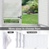 Coavas Window Privacy Film: Frosted Glass Window Film Decorative Window Clings Opaque Static Cling Winter Stickers Heat Insulation Sun Blocking Door Window Covering Home Window Blinds(17.5x78.7Inch )