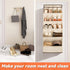 1 Pack Closet 18 FENTEC Over the Door Shoe Organizers, Hanging Shoe Organizer with Large Deep Pocket Shoe Holder