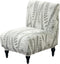 Armless Accent Chair Cover, Stretch Printed Chair Slipcover Soft Slipper Chair Covers