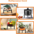 Acteomsly 6-Pack (6PACK Metal Plant Stand,Heavy Duty Flower Pot Stands for Multiple Plant,Outdoor Anti-Rust Plant Pot