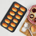 2 Pack Madeleine Pan, Spherical Scallop Madeline Bakeware 12-Cavity Heavy Duty Nonstick Madeleine Trays for Oven Baking by MYSENLAN